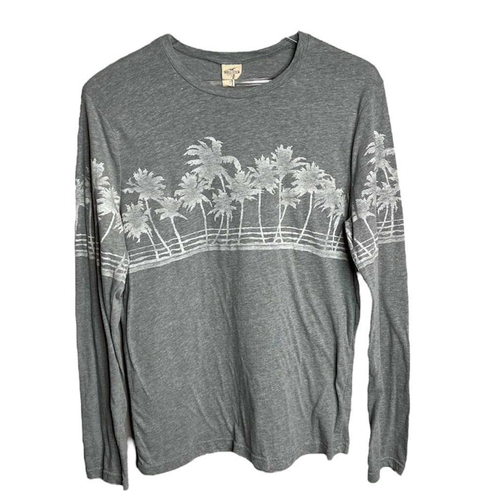 Hollister Palm Tree Graphic Long Sleeve Men’s Top